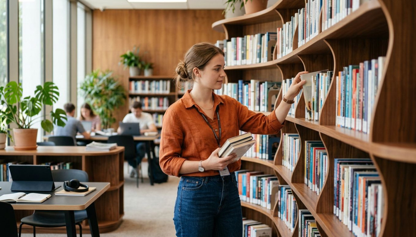 Derrière les rayonnages : secrets d’organisation d’une bibliothèque innovante